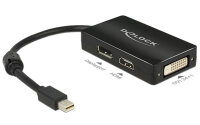 DELOCK Displayport Adapter mini DP -> DP/HDMI/DVI(24+