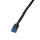 Logilink Flachpatchkabel RJ45 U/UTP Cat6 10.00m schwarz
