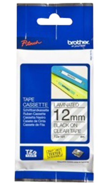 Brother Label schw./tran. 12mm