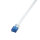 Logilink Flachpatchkabel RJ45 U/UTP Cat6 10.00m weiß