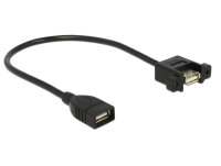 USB Kabel Delock A -> A Bu/Bu 0.25m Einbau