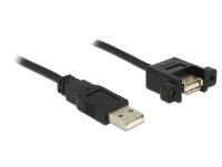 DELOCK USB Kabel A -> A St/Bu 1.00m Einbau
