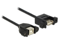 DELOCK USB Kabel B -> A Bu/Bu 1.00m Einbau