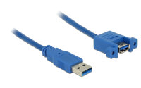 DELOCK USB3.0 Kabel A -> A St/Bu 1.00m Einbau