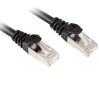 Sharkoon Kabel RJ45 CAT.6 SFTP 0,25m      schwarz