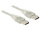 DELOCK USB Kabel A -> A St/St 0.50m transparent
