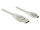 DELOCK USB Kabel A -> Mini-B St/St 0.50m transparent