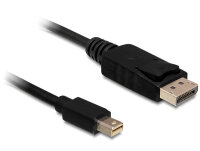 DELOCK Displayport Kabel mini DP -> DP St/St 0.50m sw 4K