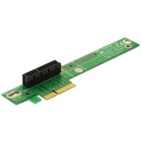 DELOCK Riser Karte PCI Express x4 > x4 90° links...