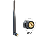 DELOCK WL-Antenne  SMA 5dBi Kippgelenk schwarz