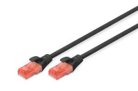 DIGITUS Patchkabel Cat6  U/UTP 2xRJ45  2.0m schw...