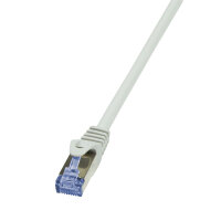 Logilink Patchkabel mit Cat7-Rohk. Primel. S/FTP grau 0,25m