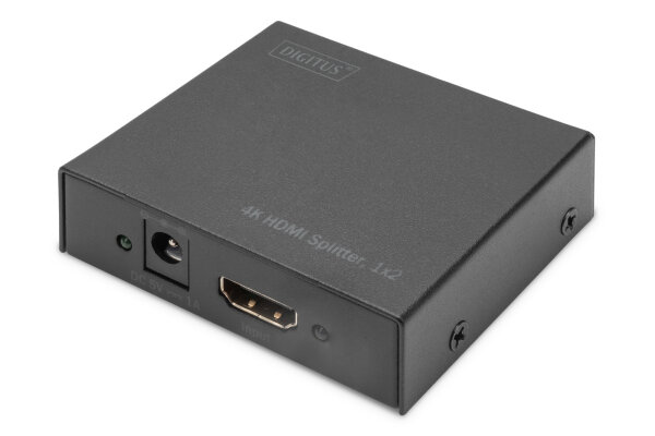 DIGITUS Splitter HDMI 1x2 4K bis zu 2 Monitore    schwarz