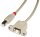 LINDY USB 2.0 Verlängerung Typ B/B M/F 1m