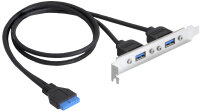 DeLock Slotblech USB-USB 3.0