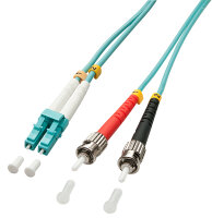 LINDY LWL-Duplexkabel LC/ST OM3 3m  50/125æm Multimode