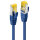 LINDY Patchkabel Cat6A S/FTP LSZH Cat7 Rohkabel blau  20m