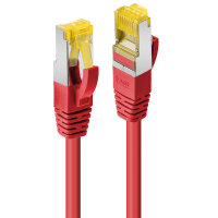 LINDY Patchkabel Cat6A S/FTP LSZH Cat7 Rohkabel rot   1.50m