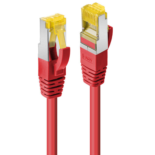 LINDY Patchkabel Cat6A S/FTP LSZH Cat7 Rohkabel rot   3.00m