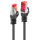 LINDY Patchkabel Cat6 S/FTP Basic schwarz 0.50m