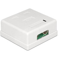 DELOCK Netzwerk Dose 2x RJ45 Buchse Cat6 geschirmt