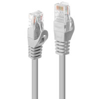 LINDY Patchkabel Cat6 U/UTP Basic grau 1.00m