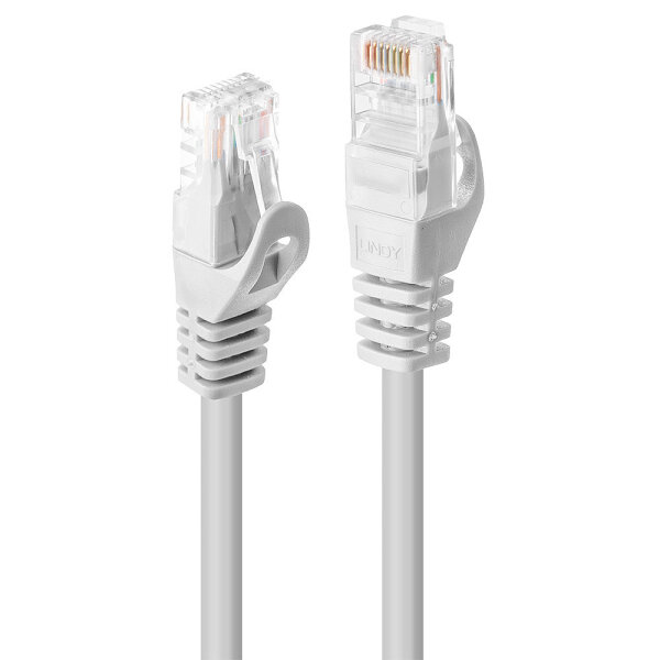 LINDY Patchkabel Cat6 U/UTP Basic weiß 1.00m