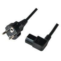 Logilink Netzkabel CEE7/7 Stecker auf C13 Buchse, 5m schwarz