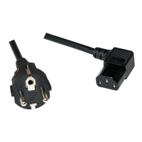 Logilink Netzkabel CEE7/7 Stecker auf C13 Buchse, 2m schwarz
