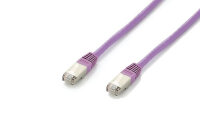 Equip Patchkabel Cat6A Plat.S/FTP 2xRJ45  1.00m    lila...