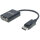 MANHATTAN DisplayPort Adapter St/Bu DP->HD15, schwarz