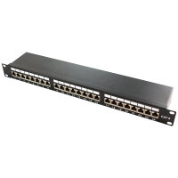 Logilink 19" Cat.6A Patchpanel, 24-Port,...