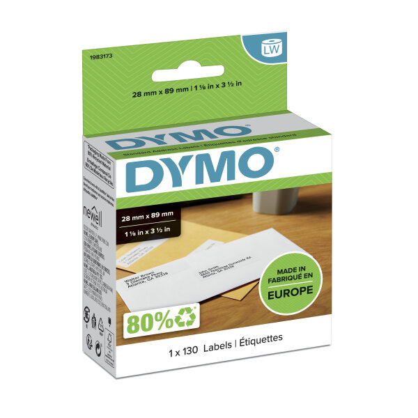 DYMO LW-Adressetiketten            28x 89mm      130St/Rolle
