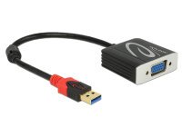 DELOCK USB3.0 Kabel A -> D-Sub15 St/Bu 0.20m schwarz