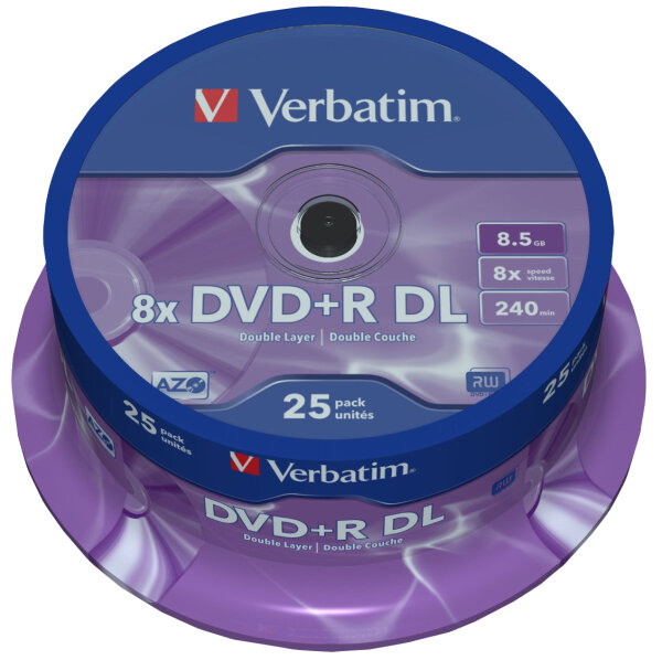 Verbatim DVD+R DL 8.5 GB    8x