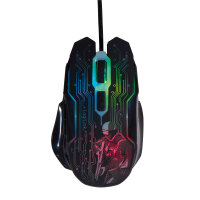 Logilink Gaming Maus, USB, 6-button, 2400dpi