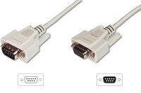 DIGITUS Seriell-Verl. D-Sub9 -> D-Sub9 5.00m St/Bu...