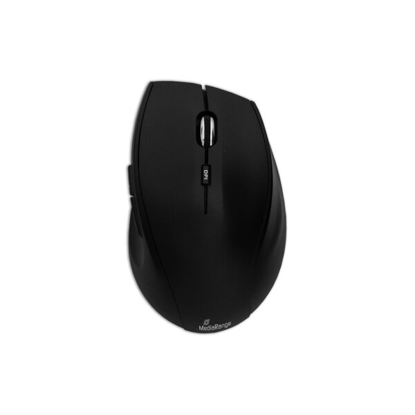 MediaRange Maus Highline optisch 5 Tasten schnurlos black