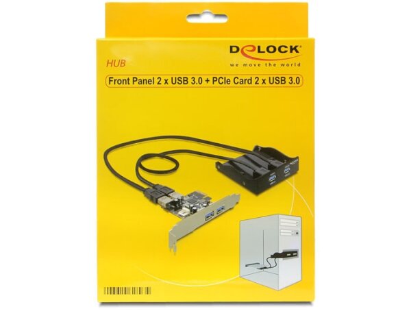 DeLock 61893 USB3.0 CARD+PANEL