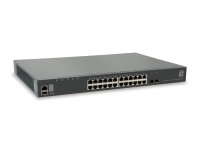 LevelOne Switch 24xGE/1x10G Module      KILBY 19"...