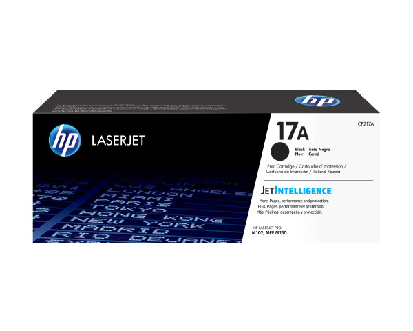 HP 17A       Schwarz     LaserJet    Tonerpatrone