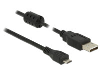 DELOCK USB Kabel A -> Micro-B St/St 3.00m schwarz