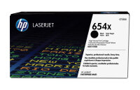HP 654X      Schwarz     LaserJet    Tonerpatrone