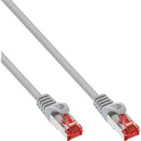 S/FTP CAT6, 10 Meter GRAU