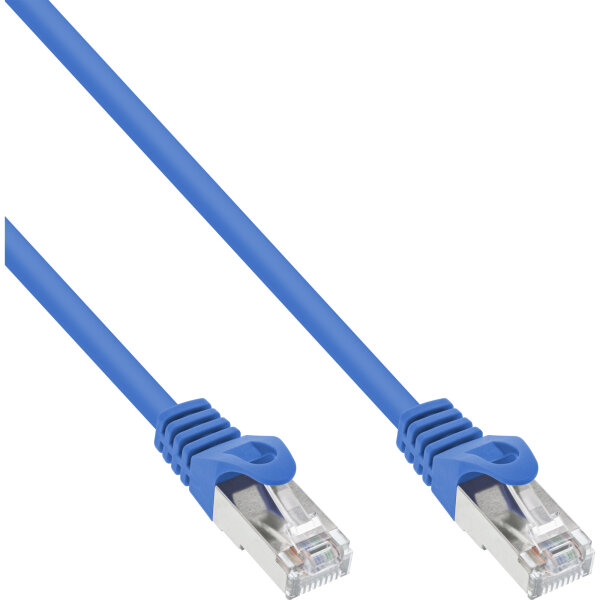 SF/UTP CAT5e, 1 Meter BLAU