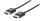 MANHATTAN HDMI-Kabel ultradünn mit Ethernet 1 m. schwarz