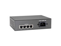 LevelOne PoE+Switch  4xFE PoE/1xFE        65W         Metall