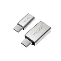 Logilink Adapter 2stk. USB-A/Type-C  Micro-USB/Type-C