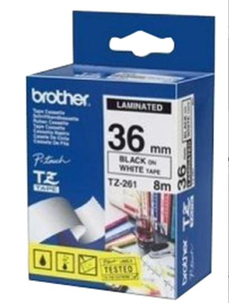 Brother Label schw./weiss 36mm