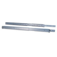 Inter-Tech 19" Teleskopschienensatz 2U 650 mm Silber